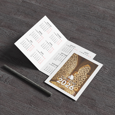 Calendriers de poche